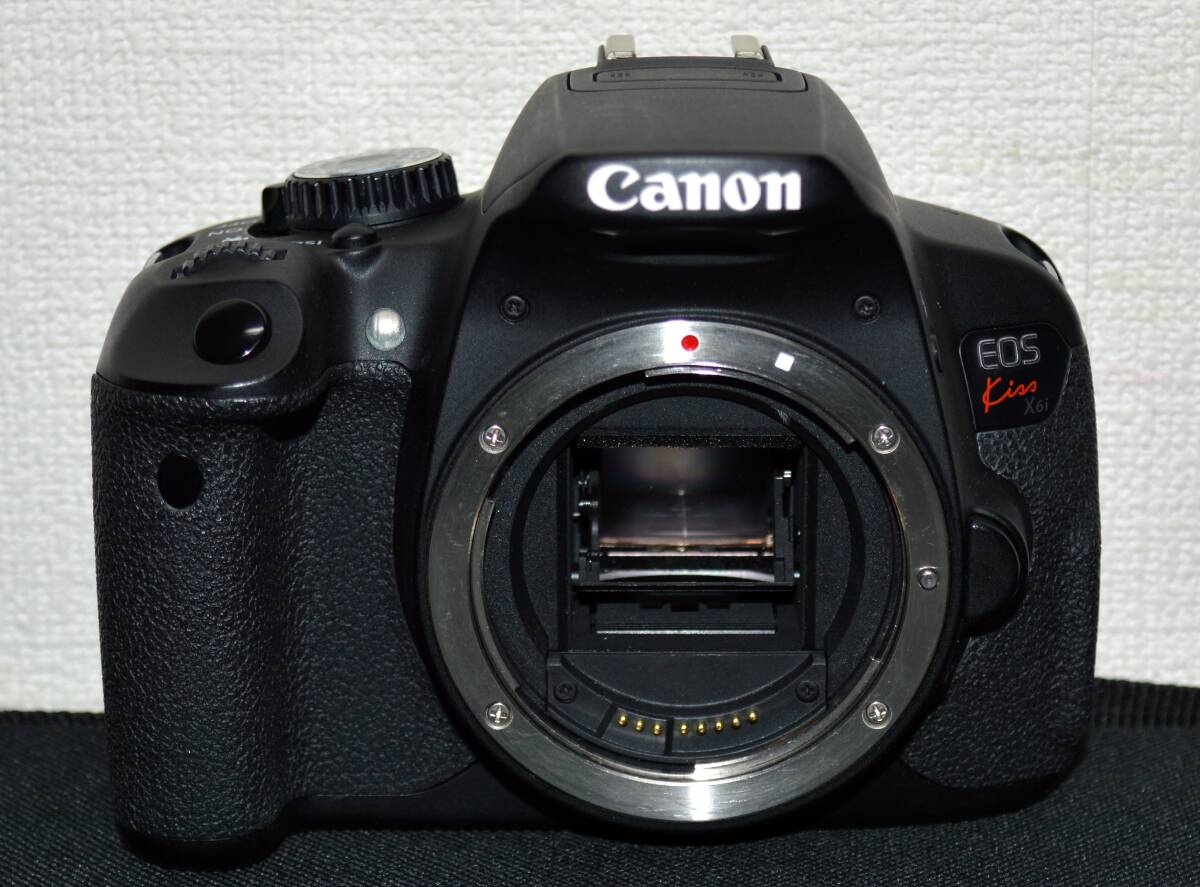 Canon EOS Kiss X6i キヤノン イオス ダブルズームレンズキット FE-S 18-55 FE-S 55-250 デジタル一眼レフ カメラ ☆即決_画像9