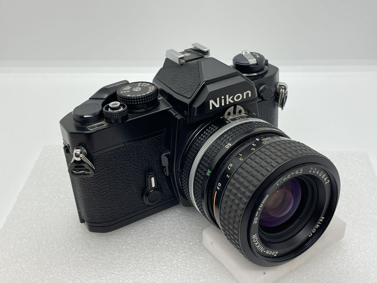 【SI053】 [美品] Nikon / ニコン / FM / BLACK / ZOOM-NIKKOR 35-70mm F3.3-4.5_画像1
