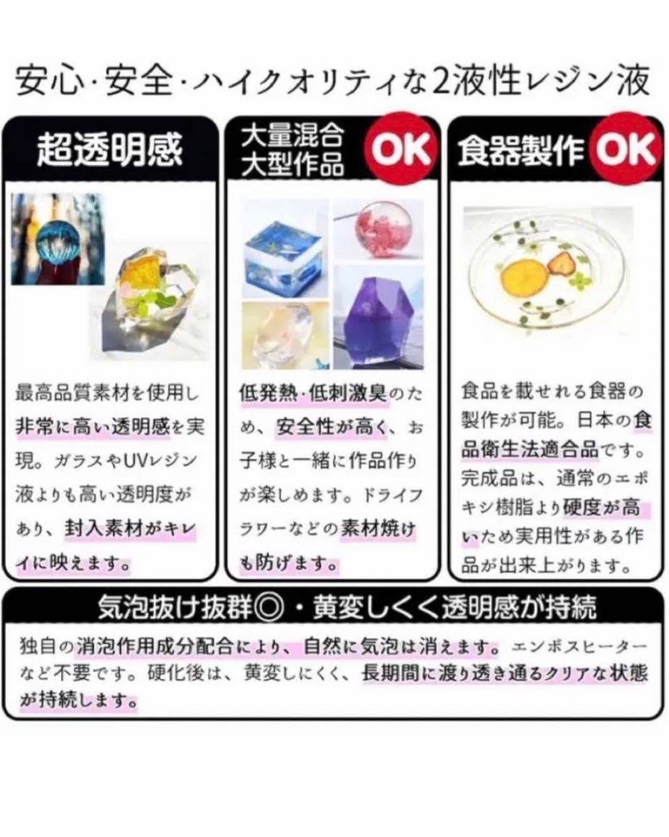 レジン液 AB液エポキシ樹脂 大容量300g DIY 工作 ハンドメイド 手芸