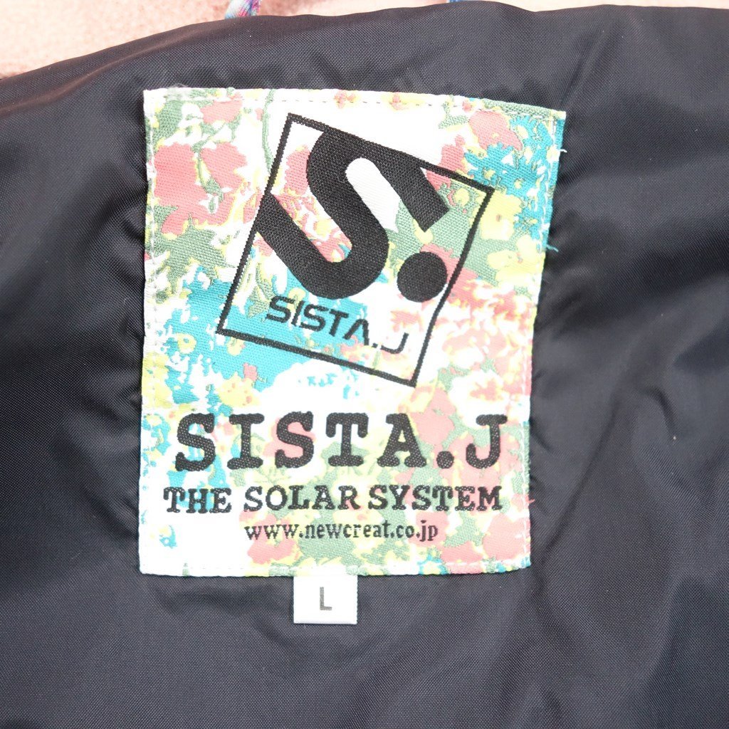 中古 15/16 Sista.J 花柄 レディースLサイズ スノーボードジャケットウェア シスタジェイ_画像2