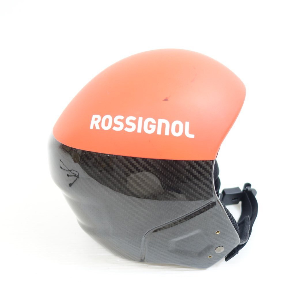 中古 2017-2018年モデル ROSSIGNOL HERO CARBON FIBER FIS HELMET(ヘルメット)+チンガード スキー Mサイズ/57-58cm/530g+-30g_画像4