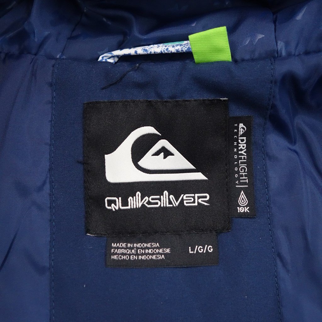  б/у 22/23 QUIKSILVER MISSION PRINTED NP JK EQYTJ03393 мужской L размер сноуборд жакет одежда Quick Silver 