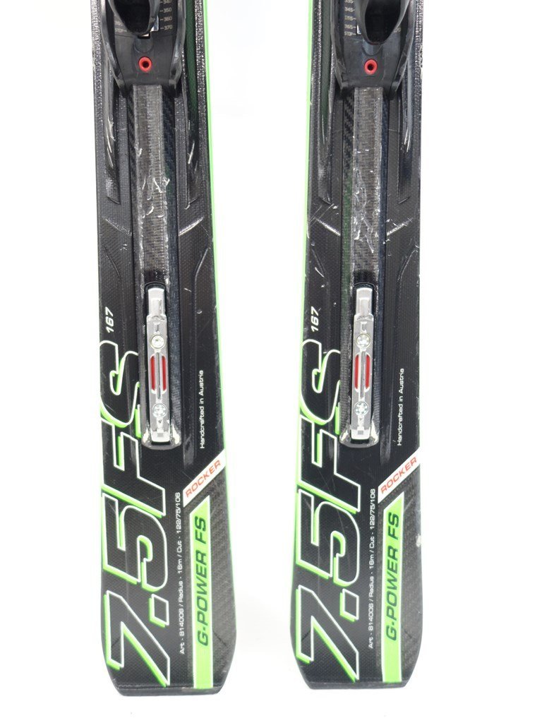 中古 13/14 BLIZZARD G-POWER FS 7.5 167cm MARKER ビンディング付きスキー ブリザード ジーパワー マーカー_画像4