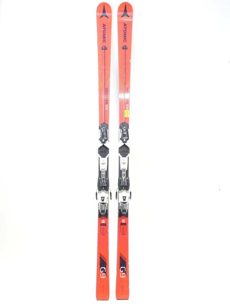 ジャンク品 レーシング 18/19 ATOMIC Redster G9 FIS 186cm X16 ビンディング付きスキー アトミック レッドスター_画像1