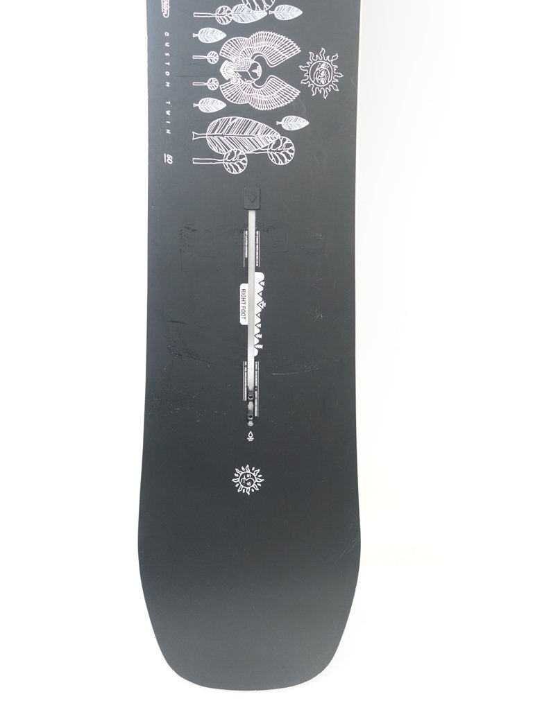 中古 20/21 BURTON CUSTOM TWIN 150cm CAMBER形状 スノーボード バートン カスタム ツイン キャンバー_画像3