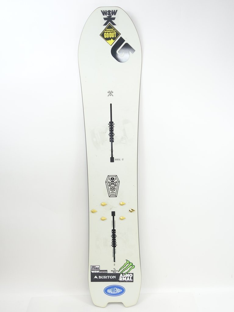 中古 フリーラン パウダー向き 18/19 BURTON SKELETON KEY(SKELETONKEY) 150cm スノーボード バートン スケルトンキー_画像1