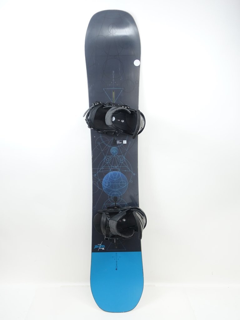 中古 17/18 BURTON CUSTOM 162cm FLYING-V形状 MISSION ビンディング付き スノーボード バートン カスタム ミッションの画像1