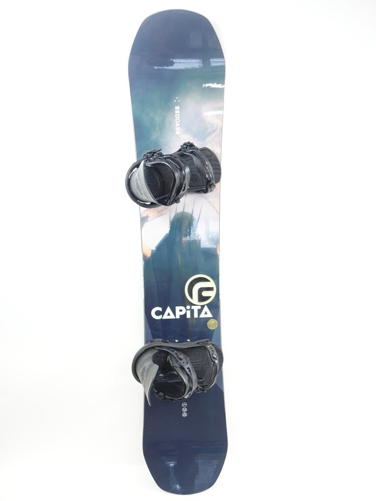 中古 18/19 CAPiTA DOA 156cm FLUX R2 ビンディング付き スノーボード キャピタ ディーオーエー フラックスの画像1