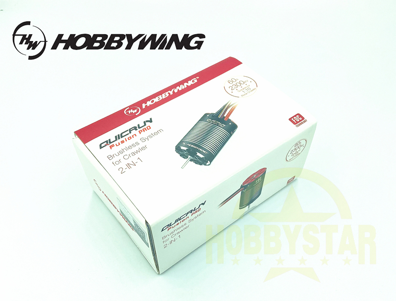 新製品 HOBBYWING ホビーウイング QuicRUN Fusion Pro for Crawler-2300KV 540Spec【1/10用モーター＆ESC】 2in1の画像3