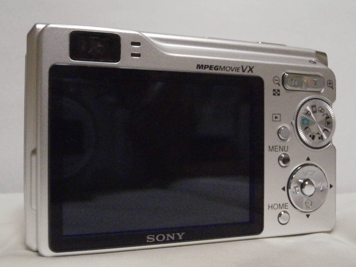 美品 国外仕様 デジカメ SONY Cyber-shot DSC-W80 シルバー (7.2メガ) 0859_画像6
