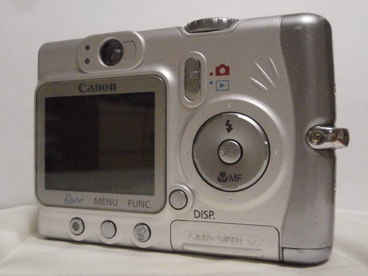 単三仕様 デジカメ Canon PowerShot A520 シルバー (4.0メガ) 6451_画像4
