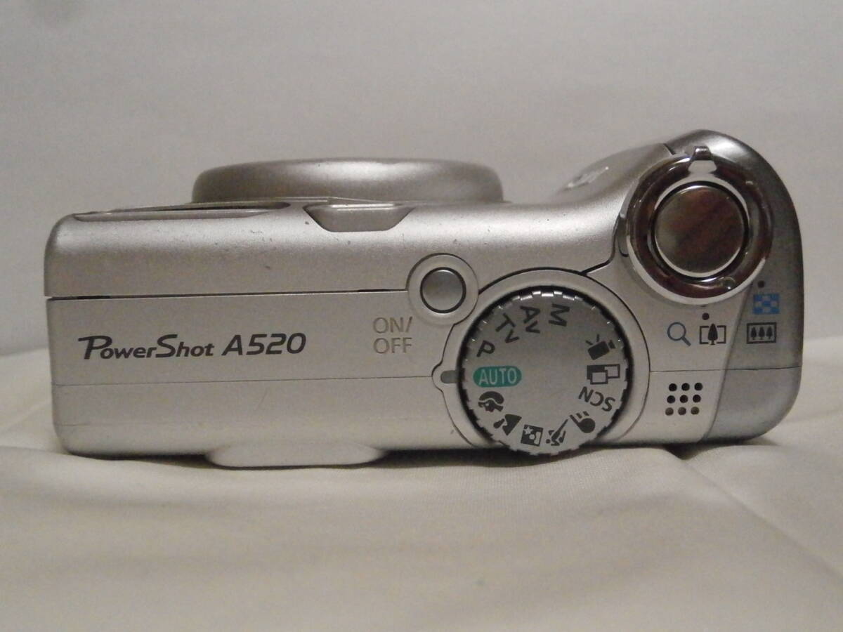 単三仕様 デジカメ Canon PowerShot A520 シルバー (4.0メガ) 6451_画像9