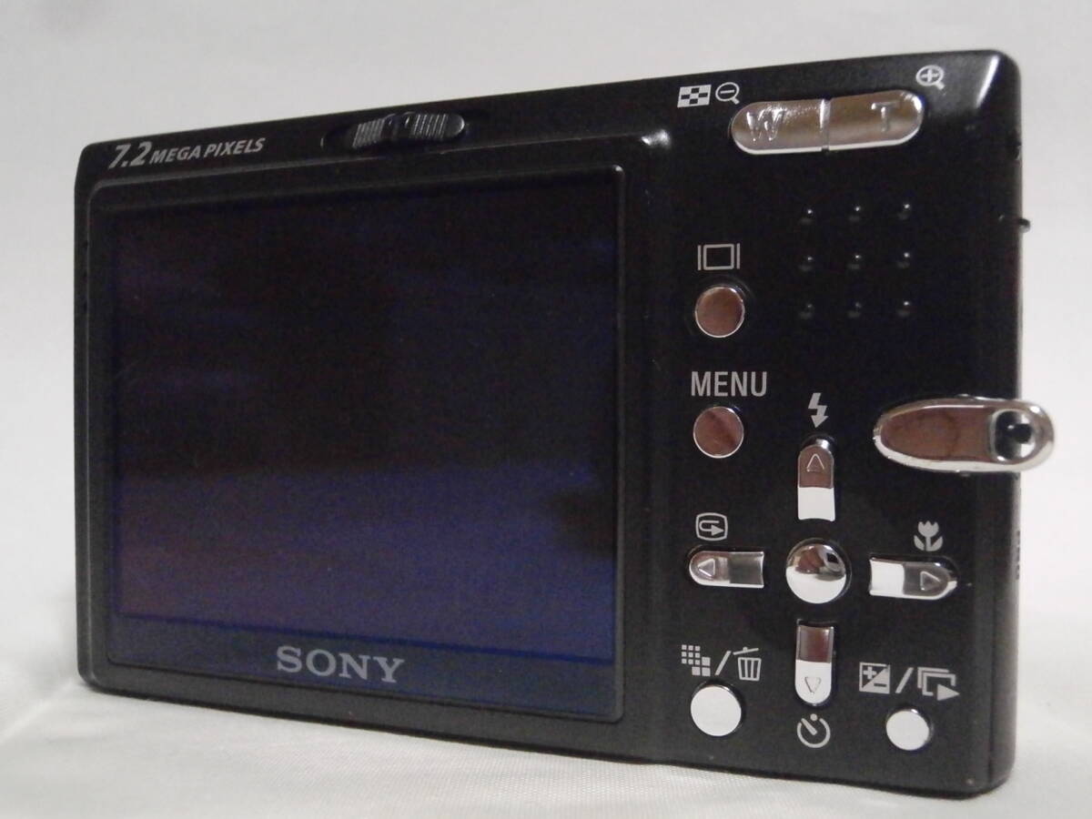 デジカメ SONY Cyber-shot DSC-T10 ブラック (7.2メガ) 5801 BT_画像4