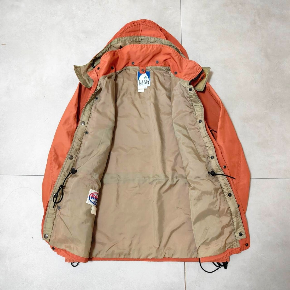  rare model Sierra Design mountain parka orange Vintage inspection ) North Face Patagonia ll bean down coat fleece 