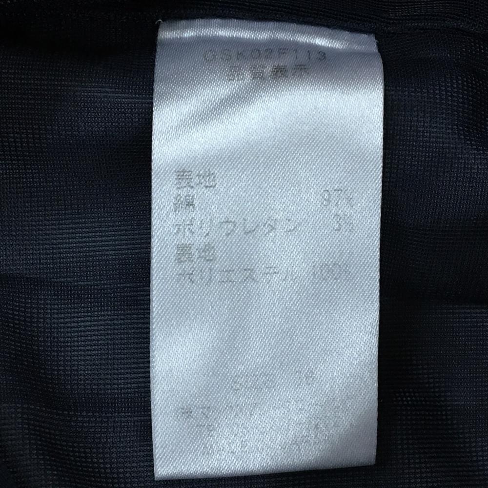 【美品】ZOY ゾーイ コーデュロイスカート 内側メッシュインナーパンツ 黒×グレー チェック レディース 36[S] ゴルフウェア_画像5