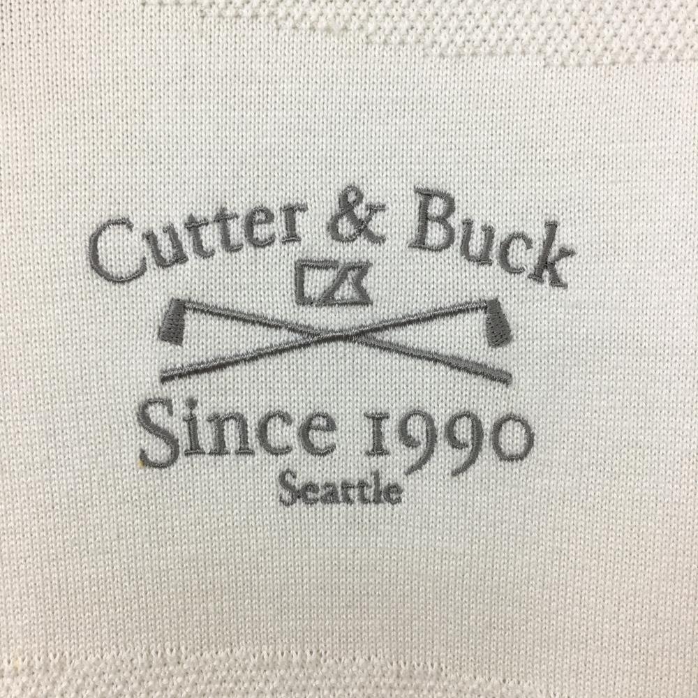 CUTTER&BUCK резчик and задний вязаный лучший слоновая кость V шея акрил . мужской M Golf одежда 