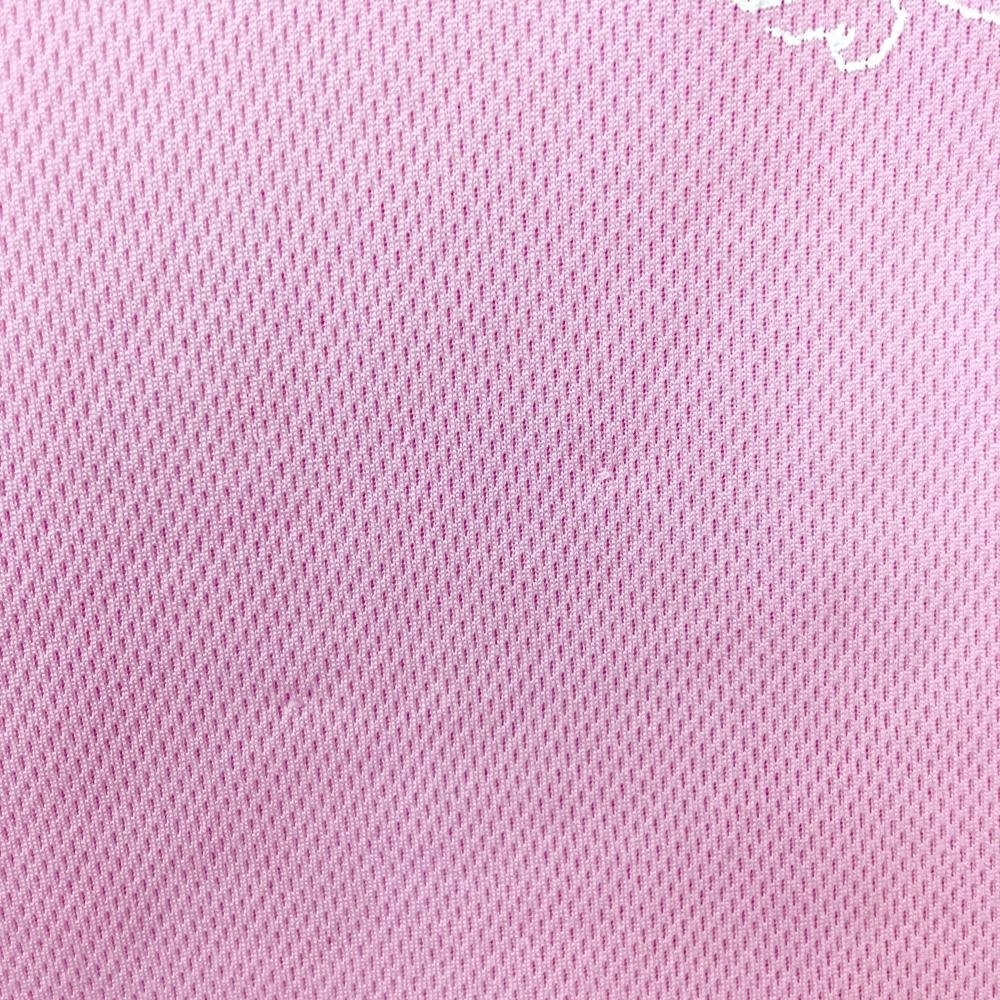 キャロウェイ 半袖ポロシャツ ピンク×白 ヤシの木プリント メンズ M ゴルフウェア Callaway_画像7