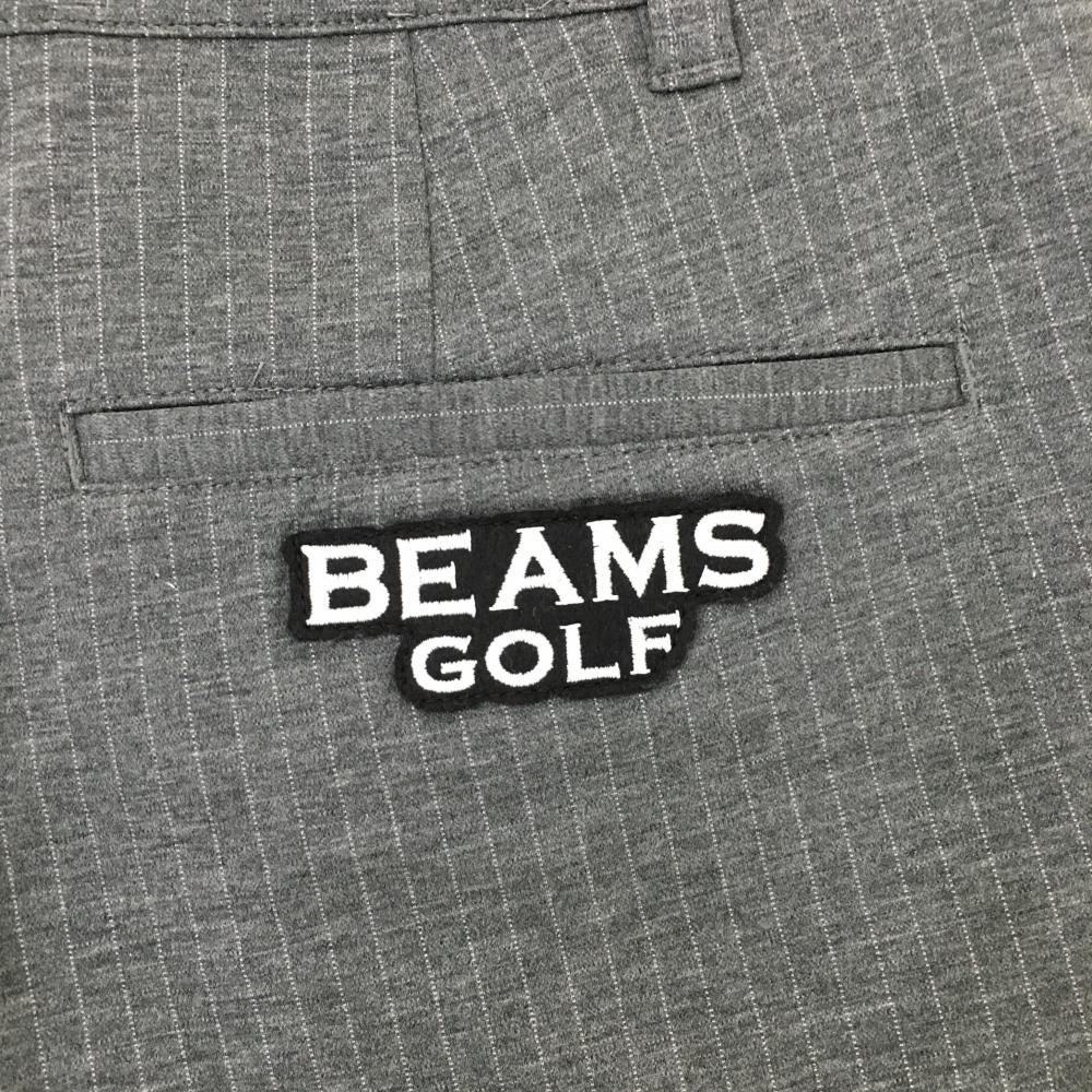 [ очень красивый товар ] Beams Golf юбка-брюки юбка серый × белый полоса женский S Golf одежда 2021 год модели BEAMS GOLF