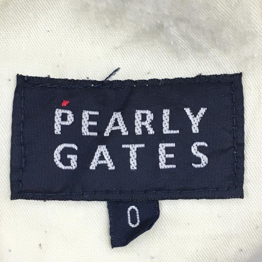 パーリーゲイツ スカート グレー×白 複数ポケット ニコちゃんボタン スマイル レディース 0(S) ゴルフウェア PEARLY GATES_画像4
