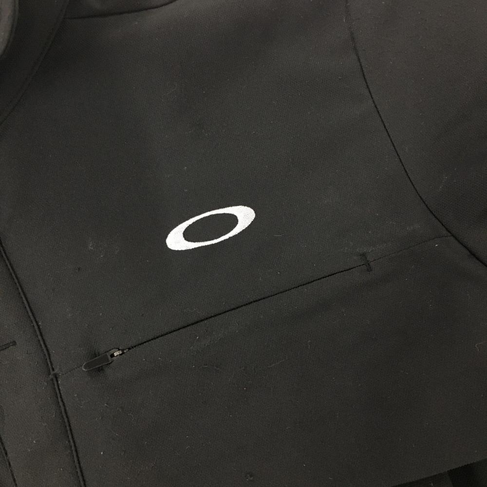 オークリー 長袖シャツ 黒 スナップボタン 胸ポケット メンズ M ゴルフウェア Oakley_画像9