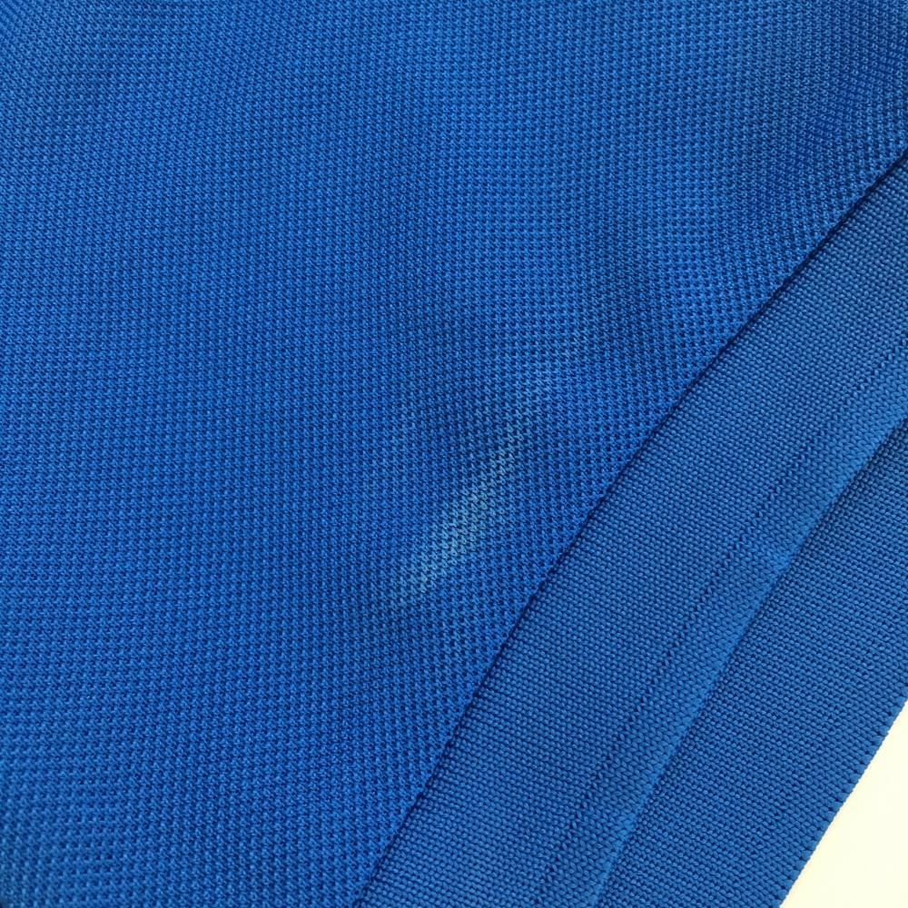 プーマ 半袖ポロシャツ ブルー×イエロー 前ボーダー メンズ M ゴルフウェア PUMA_画像6