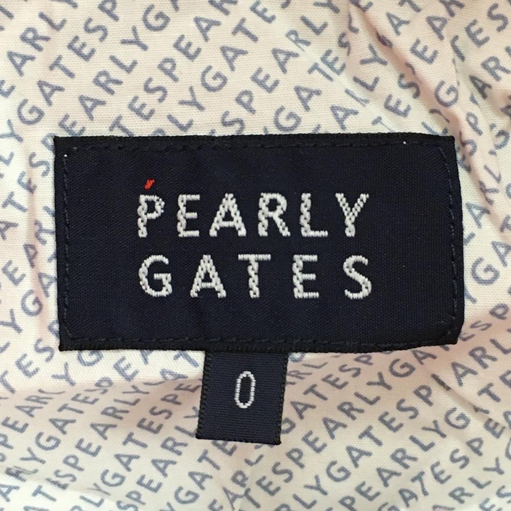 【美品】パーリーゲイツ パンツ ピンク×ネイビー ストレッチ レディース 0(S) ゴルフウェア 2021年モデル PEARLY GATES_画像6