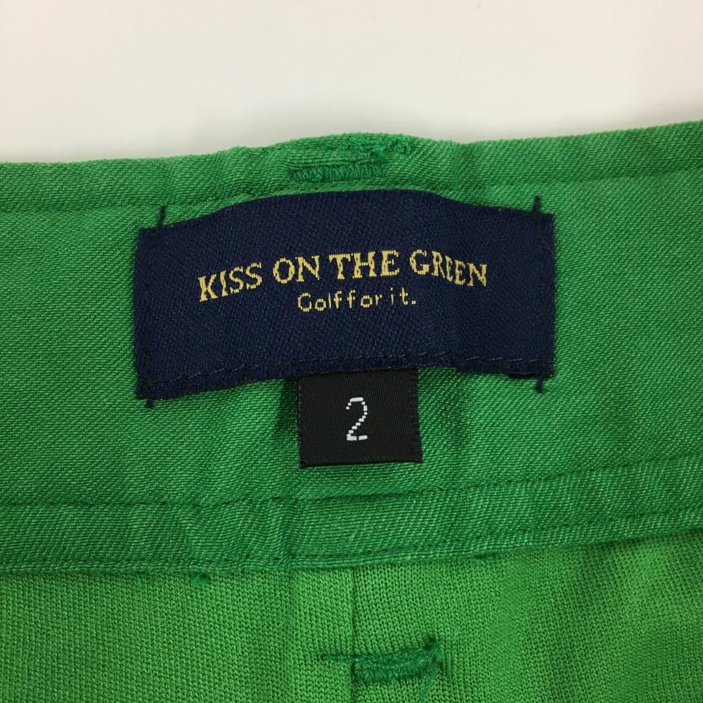 キスオンザグリーン ストレッチスカート グリーン 内側インナーパンツ レディース 2(M) ゴルフウェア kiss on the green_画像6