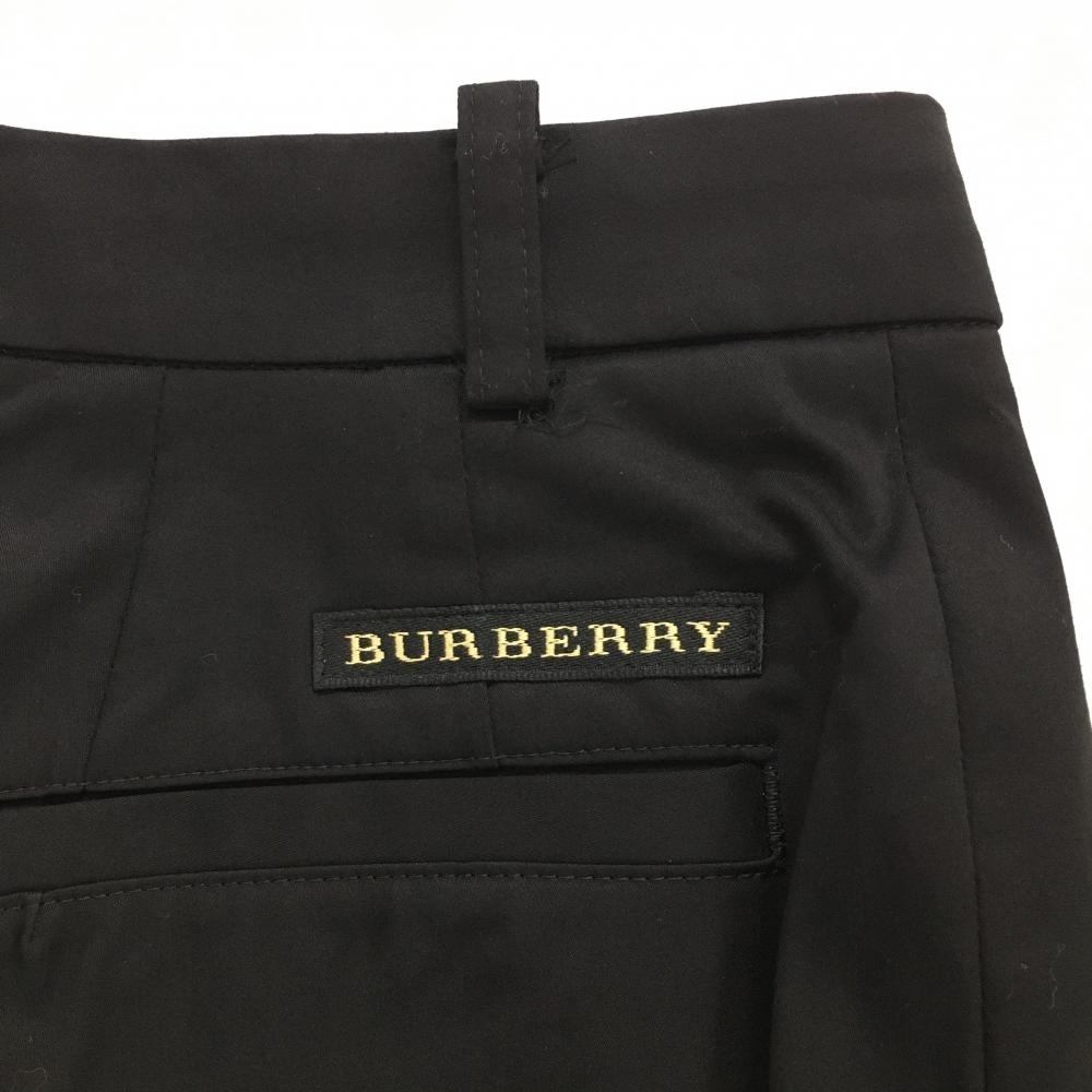 【超美品】バーバリー パンツ 黒 半端丈 コットン混 ストレッチ レディース 7 ゴルフウェア BURBERRY GOLF_画像4