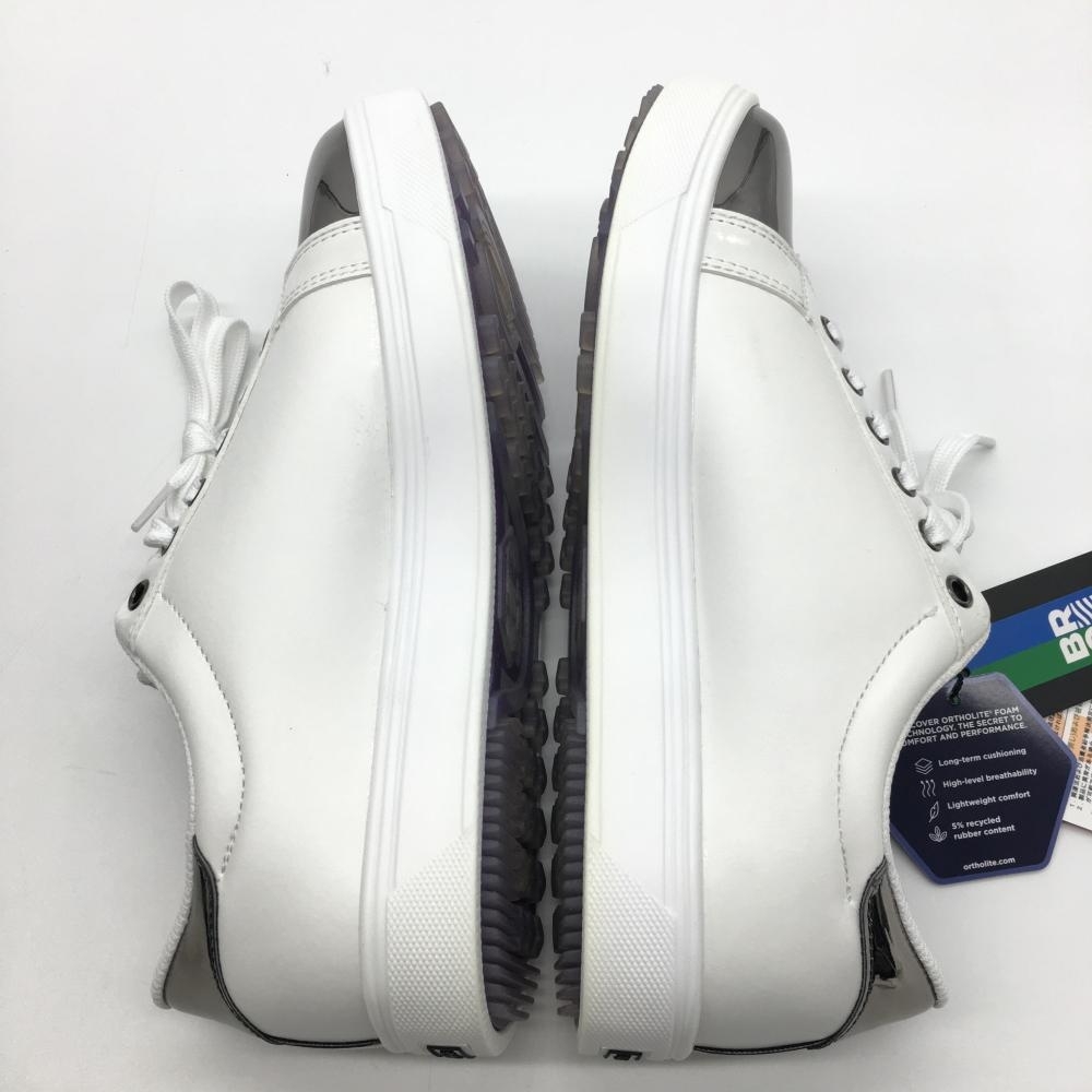 [ новый товар ]efi rental туфли для гольфа белый × серебряный soft шиповки WINDBRO мужской 24.5 Golf одежда efficace
