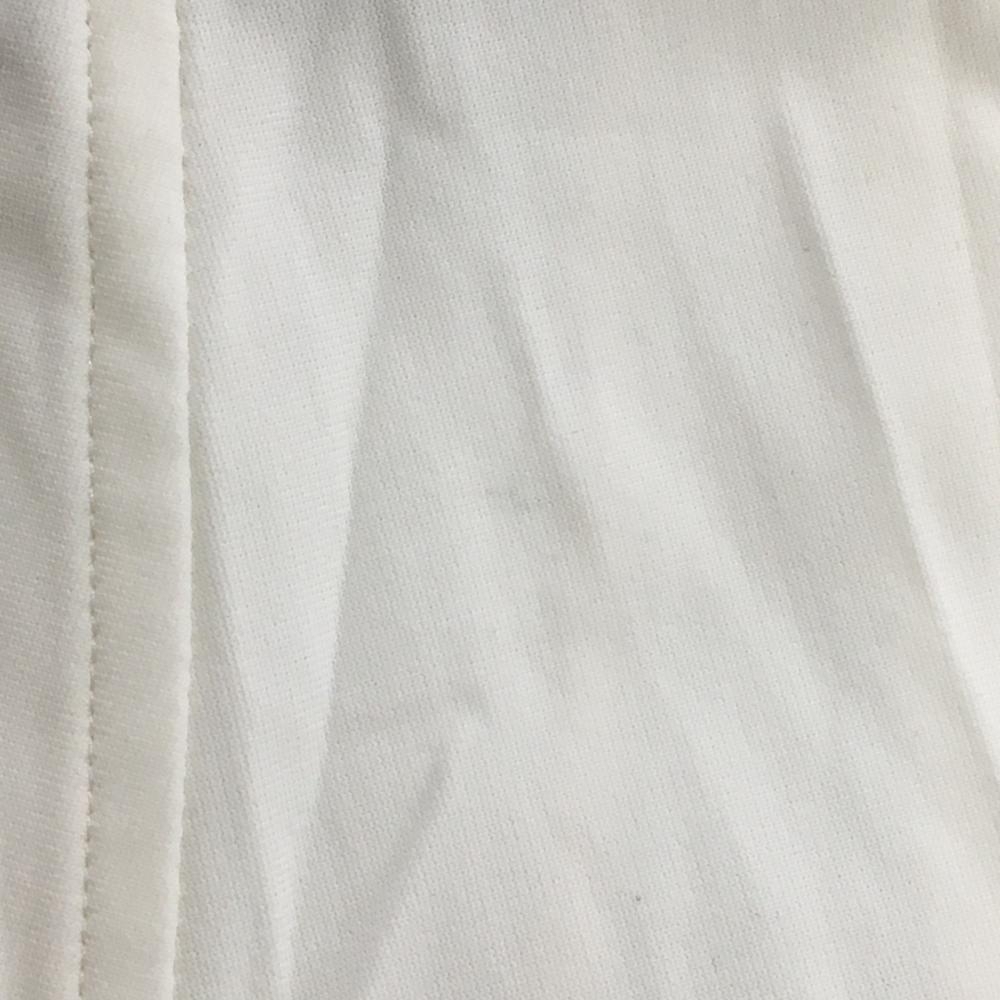 【超美品】リュクスエイケイエムプラス パンツ 白×ベージュ サイド切り替え ストレッチ メンズ S ゴルフウェア LUXEAKMPLUSの画像7
