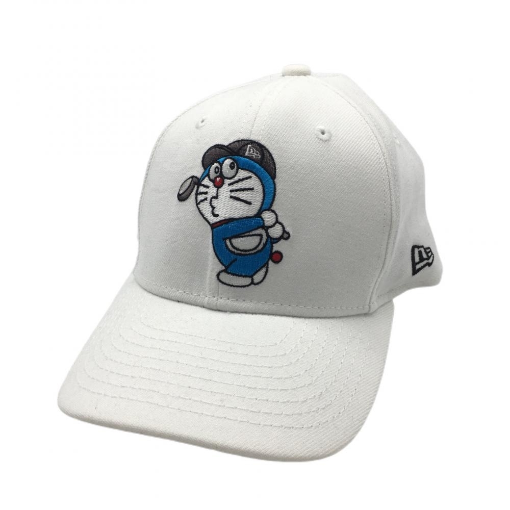 [ очень красивый товар ] New Era × Doraemon колпак белый Doraemon .... Golf одежда New Era