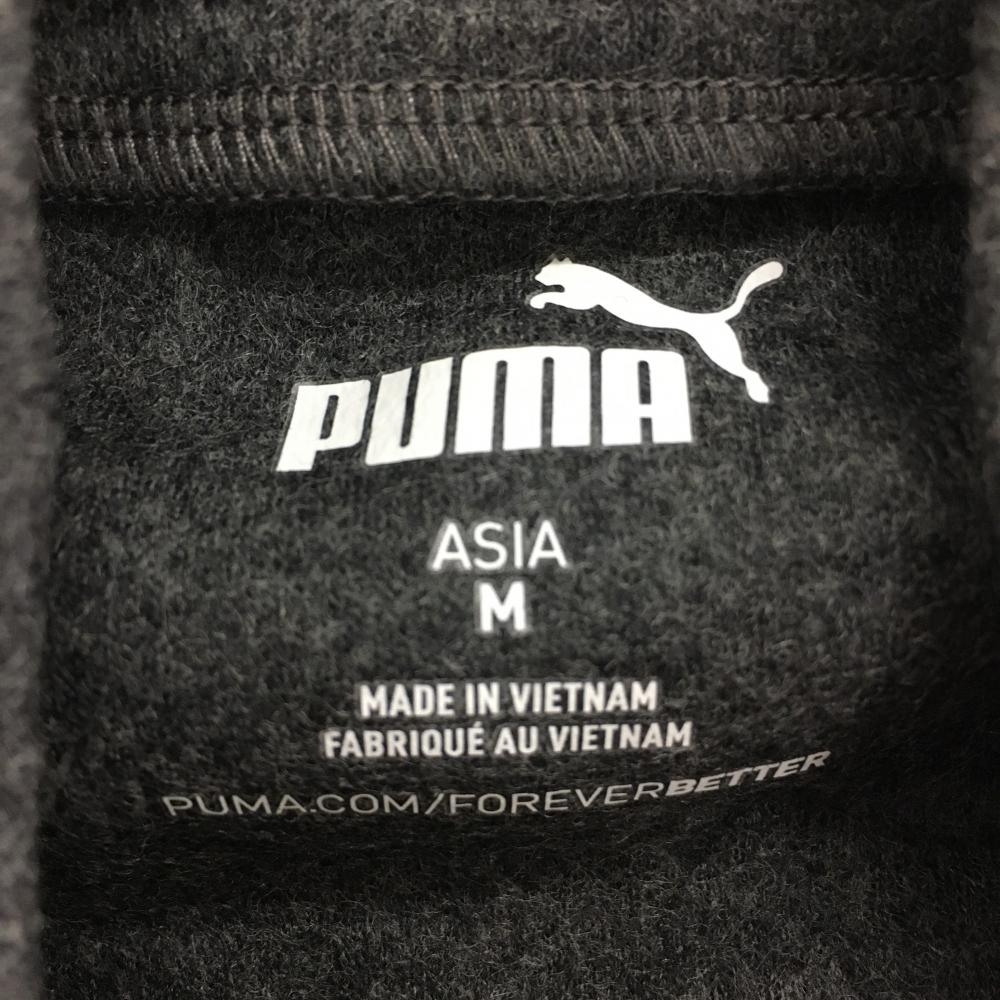 【新品】プーマ ハイネックセーター ダークグレー ニット ウール100％ メンズ M ゴルフウェア PUMA_画像5