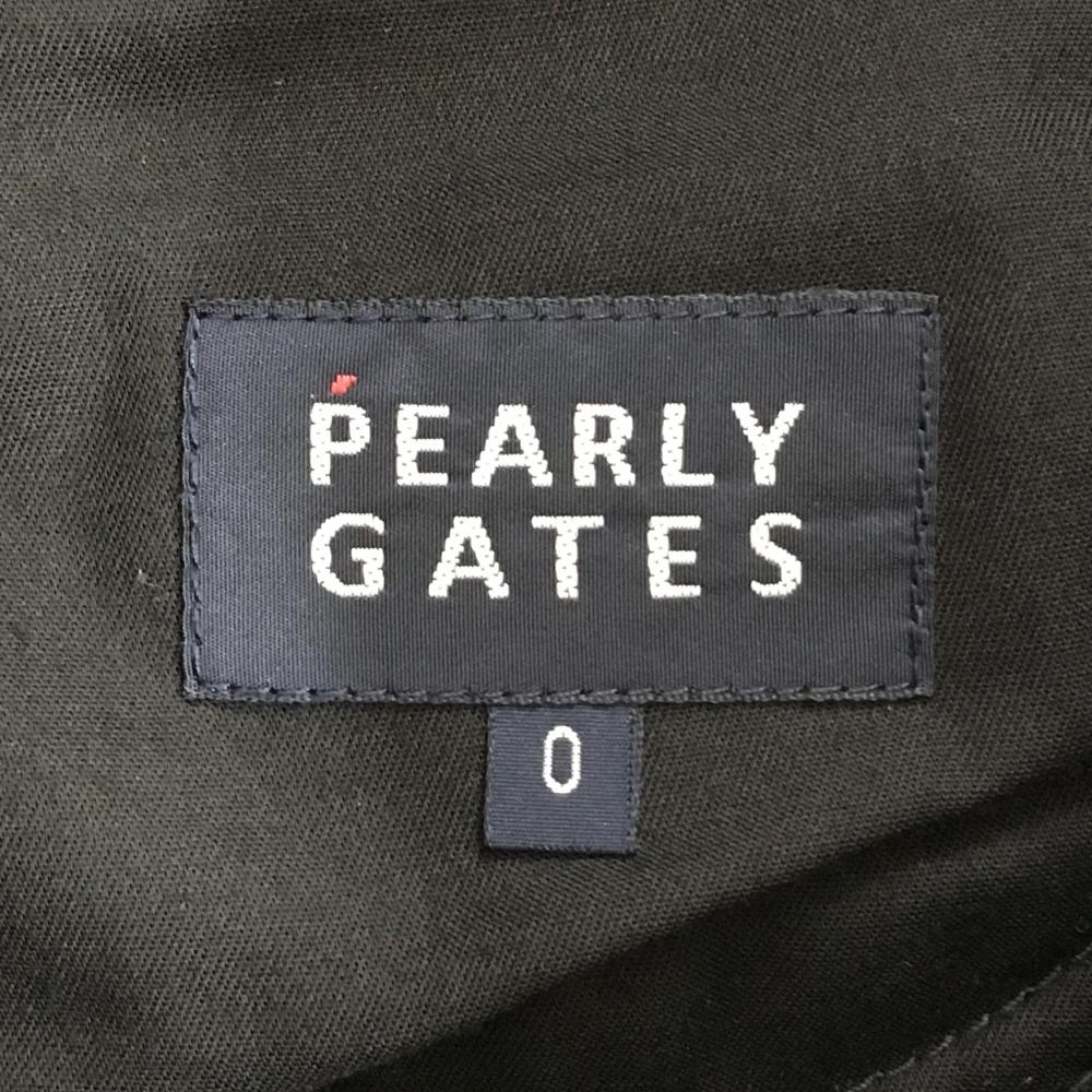 【美品】パーリーゲイツ スカート ダークネイビー系 ウール90％ バックストラップ レディース 0(S) ゴルフウェア PEARLY GATES_画像5