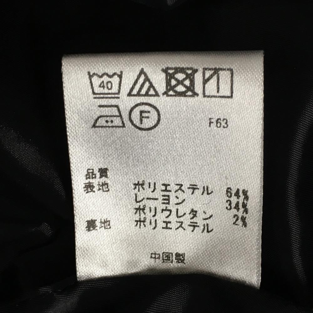 【超美品】23区ゴルフ スカート ボルドー×パープル チェック柄 バックロゴ 裏地付き レディース 64 ゴルフウェア 23区_画像6