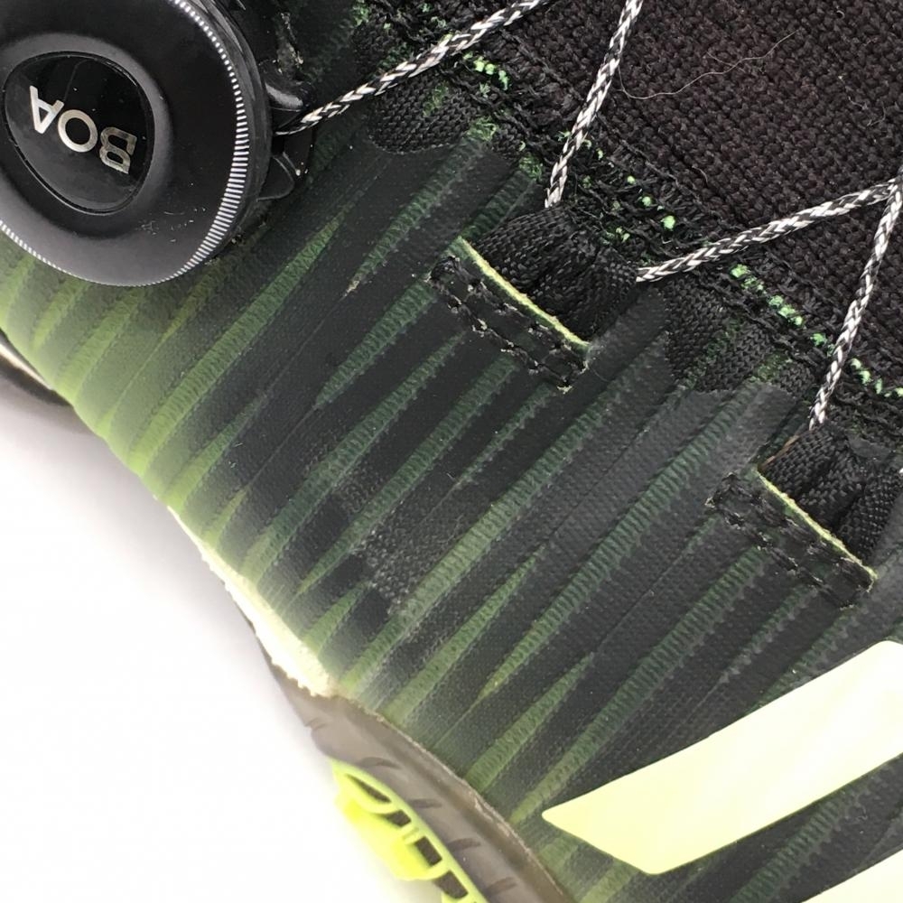 [ прекрасный товар ] Adidas туфли для гольфа чёрный × светло-зеленый код Chaos GZ7295 BOA шиповки отсутствует женский 23.5 Golf одежда adidas