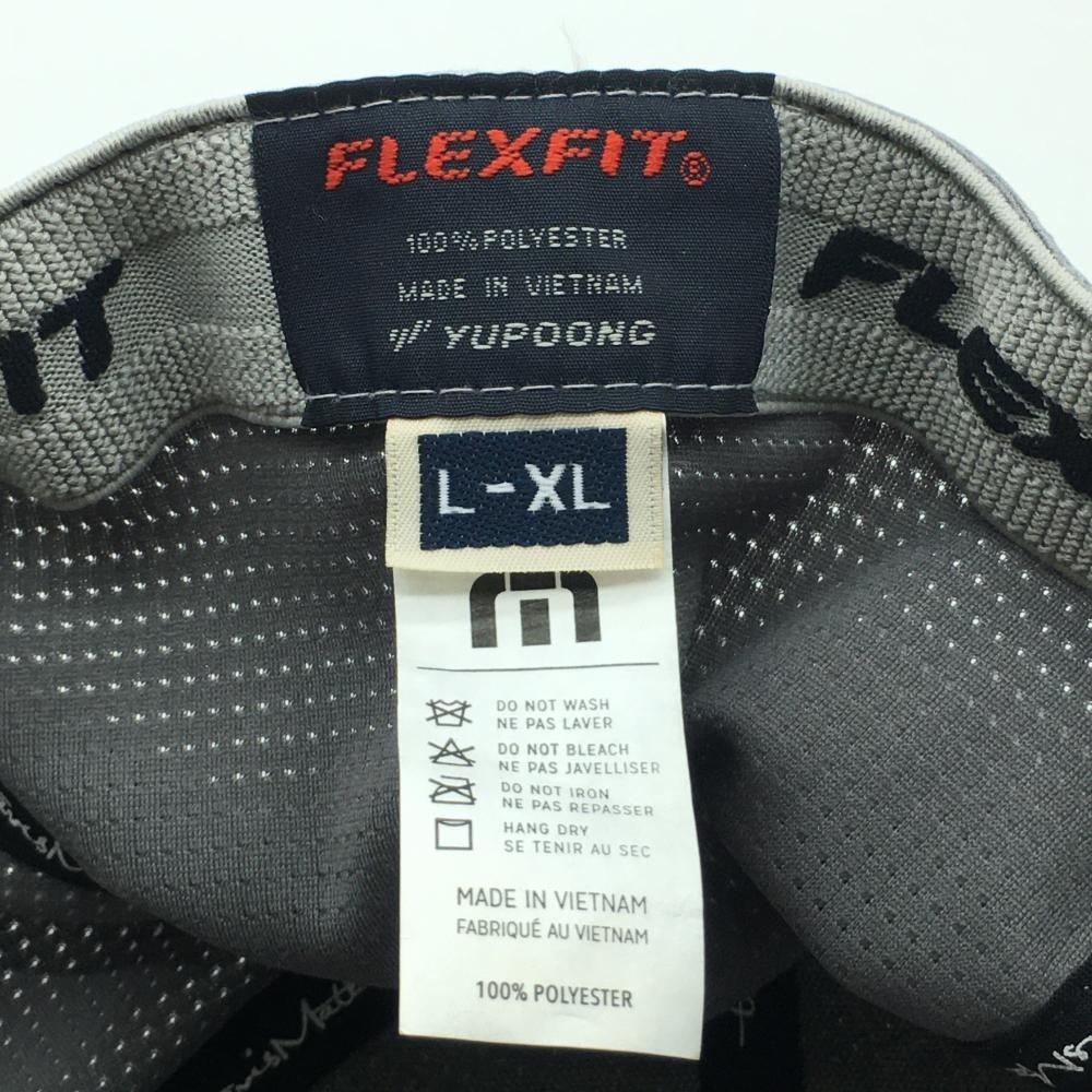 【超美品】トラヴィスマシュー キャップ グレー 立体ロゴ刺しゅう FLEXFIT L-XL ゴルフウェア TravisMathew_画像8