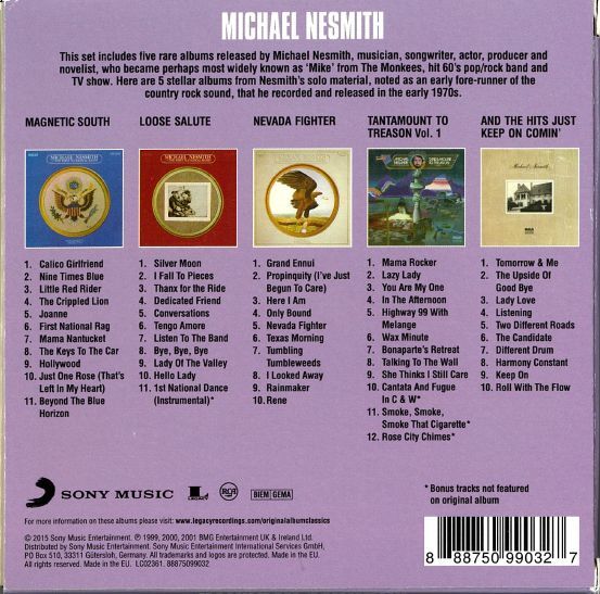 MICHAEL NESMITH／ORIGINAL ALBUM CLASSICS 5CD_画像2