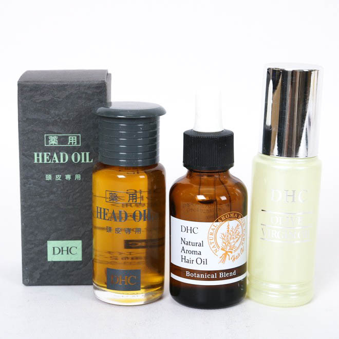 Оливковые девственные масла, такие как Deirty Hair Moil и другие неиспользуемые 3 -части Set Set Cosmetics Ladies DHC