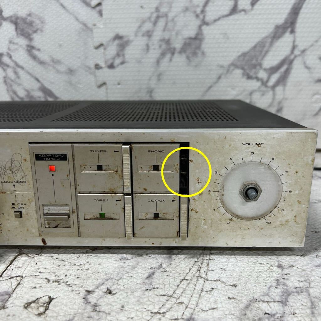 MYM4-22 激安 PIONEER STEREO AMPLIFIER A-Y5 ステレオアンプ 通電OK 中古現状品 ※3回再出品で処分の画像3