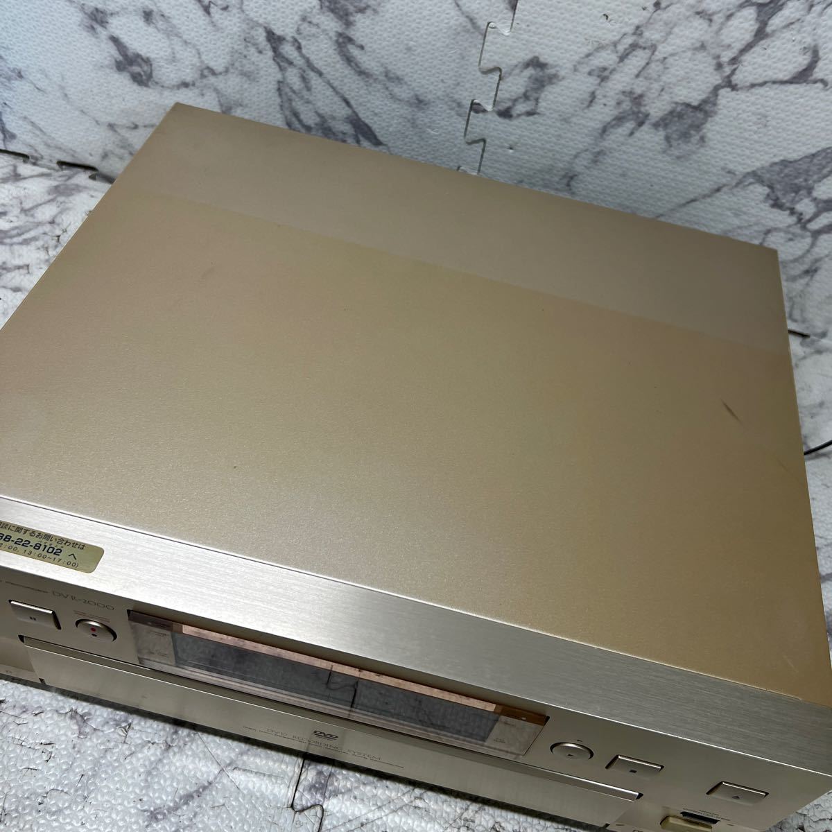 MYM-623 激安 Pioneer DVD RECORDER DVR-2000 パイオニア DVDレコーダー 通電OK 簡易動作確認済み 中古現状品_画像6