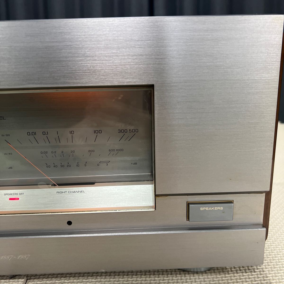 MYM-631 激安 YAMAHA NATURAL SOUND STEREO POWER AMPLIFIER MX-10000 ヤマハ パワーアンプ 創業100周年記念モデル 通電OK 中古現状品_画像4