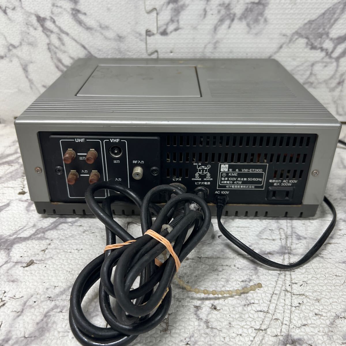 MYM-651 激安 National Electronic Video Tuner VW-ET3100 通電OK ビデオチューナー 中古現状品_画像7