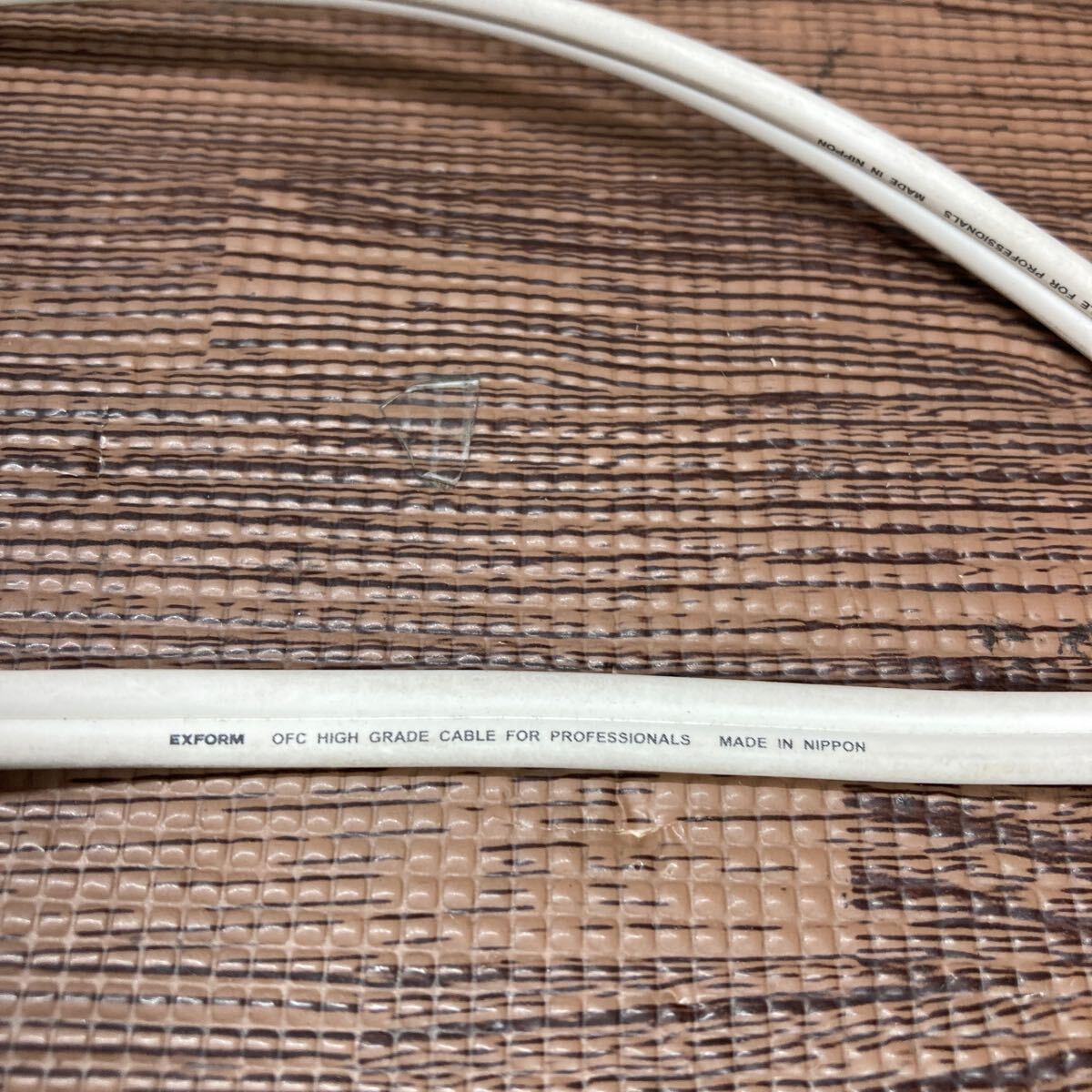 MYM-693 激安 ケーブルEXFORM OFC HIGH GRAED CABLE FOR PROFESSIONALS MEDE IN NIPPON 中古 現状品_画像3
