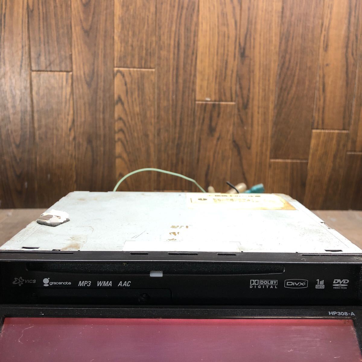 AV3-190 激安 カーナビ NISSAN HP308-A B8260-79908 Pioneer AVIC-HRZ0037 HDDナビ CD DVD 本体のみ 簡易動作確認済 中古現状品の画像5