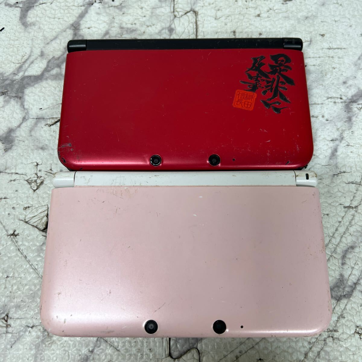 MYG-1466 激安 ゲー厶機 本体 Nintendo 3DS LL 動作未確認 2点 まとめ売り ジャンク 同梱不可_画像4