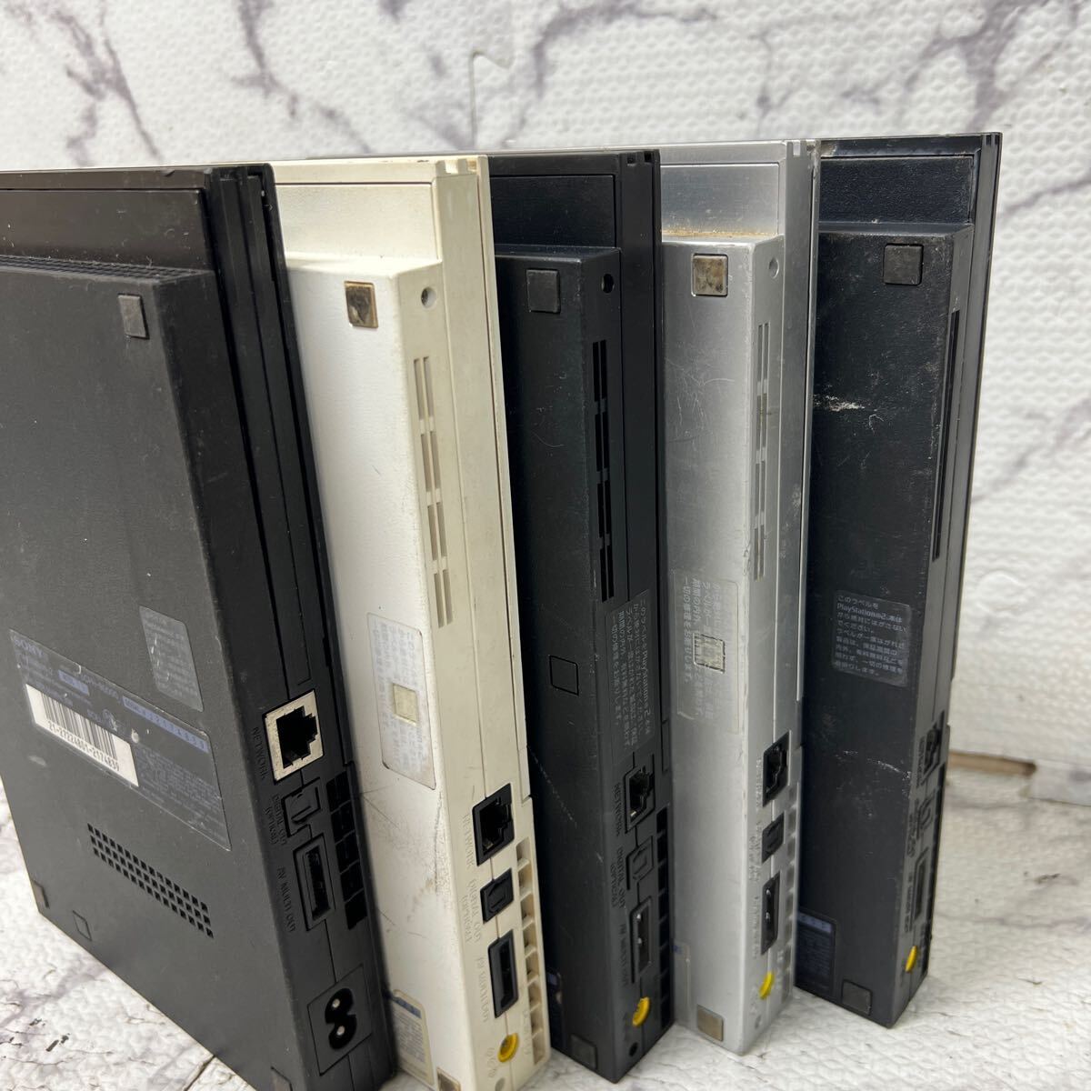 MYG-1524 激安 ゲー厶機 本体 SONY PlayStation 2 PS2 SCPH-70000 SCPH-75000 SCPH-77000 SCPH-90000 5点 4台通電OK 1台通電NG ジャンク　_画像10