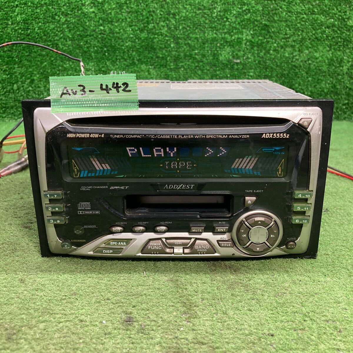 AV3-442 супер-скидка машина стерео ADDZEST PS-2181J 0125338 кассета FM/AM корпус только простой рабочее состояние подтверждено б/у текущее состояние товар 