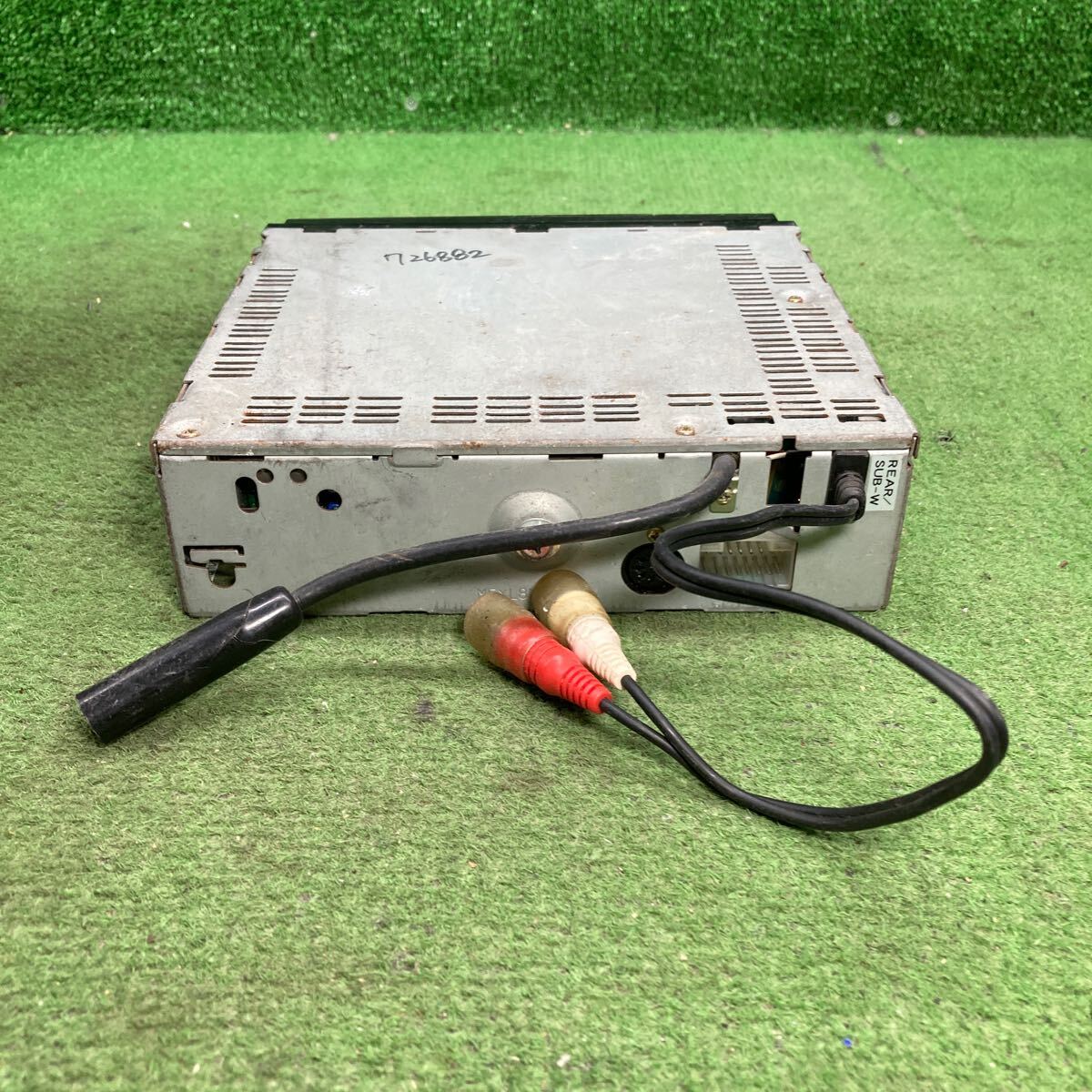 AV3-451 激安 カーステレオ ALPINE CDM-7870J CD FM 本体のみ 簡易動作確認済み 中古現状品_画像4