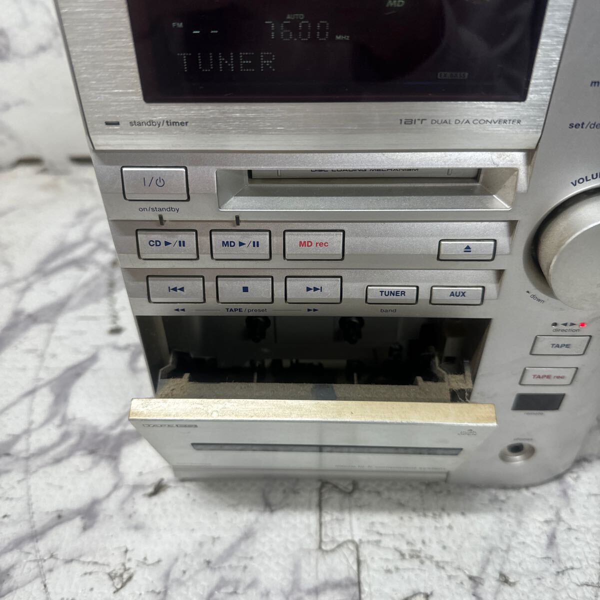MYM4-70 super-discount KENWOOD COMPACT DISC STEREO SYSTEM RXD-SE5MD mini component electrification OK used present condition goods *3 times re-exhibition . liquidation 