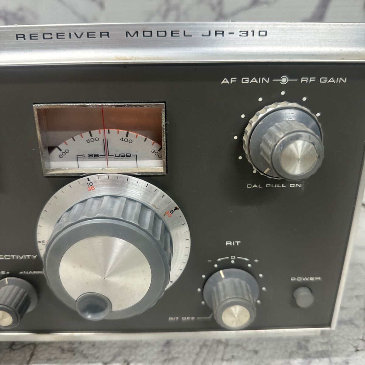 MYM4-74 激安 TRIO COMMUNICATION RECEIVER JR-310 コミュニケーションレシーバー 通電OK 中古現状品 ※3回再出品で処分の画像3